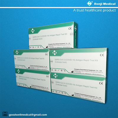Cajas de prueba rápidas del equipo 5 del antígeno del ODM del OEM que embalan la certificación de YBTC