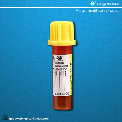 Tubo micro 0.25ml/0.5ml de la colección de la sangre de los PP para los bebés recién nacidos