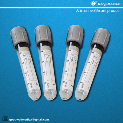 Tubo disponible de la colección de la sangre del vacío de PET/Glass, frascos de la muestra de sangre del plasma
