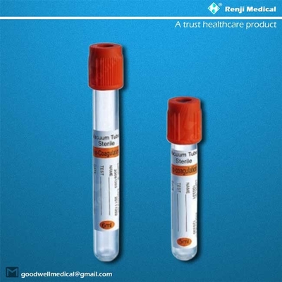 tubo disponible de la colección de la sangre del vacío 8ml, FAVORABLE tubo adulto de la coagulación