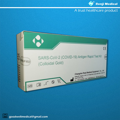 Una aprobación de prueba del CE del paso COVID 19 rápidos Kit Colloidal Gold