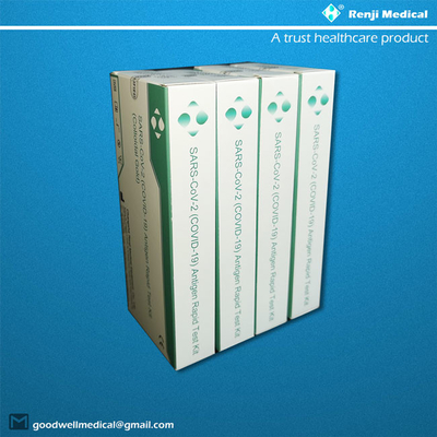 Equipo de la prueba de Renji Medical Home Rapid Antigen con la certificación nasal de la esponja ISO13485