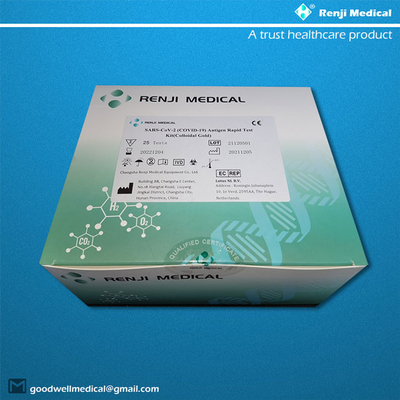 Cajas de prueba rápidas del equipo 5 del antígeno del ODM del OEM que embalan la certificación de YBTC