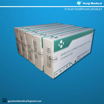 Equipo de la prueba de Renji Medical Home Rapid Antigen con la certificación nasal de la esponja ISO13485