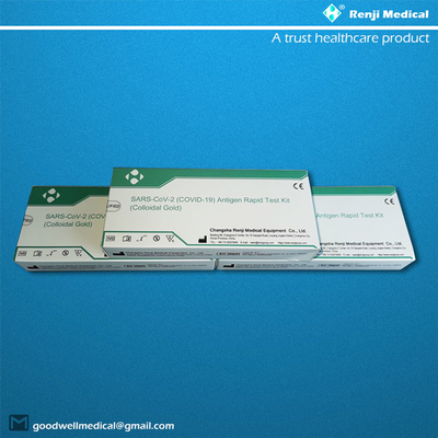 Equipo de prueba rápido del antígeno SARS-CoV-2, detección Kit Colloidal Gold de Covid