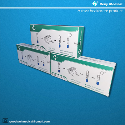 Equipo de prueba rápido del antígeno SARS-CoV-2, detección Kit Colloidal Gold de Covid