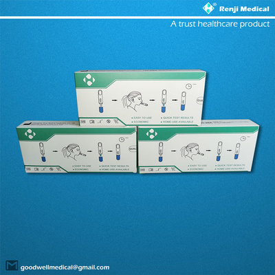 Prueba rápida médica Kit Antigen, casete rápido de la prueba de Igm de la esponja nasal
