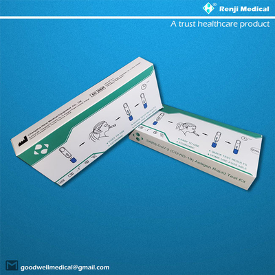 Prueba rápida médica Kit Antigen, casete rápido de la prueba de Igm de la esponja nasal