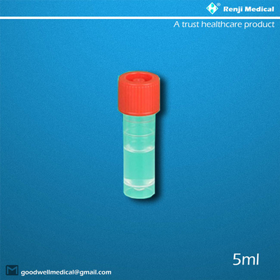 Renji Saliva Collection Kit, tubo medio 3ml 10ml del transporte viral médico