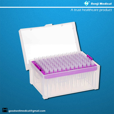 Extremidades estéril de la pipeta del polipropileno ultra claro, extremidades de la pipeta de 200 microlitros