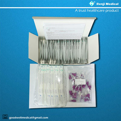 Renji Antigen Rapid Testing Kit, prueba coloidal de Covid del oro del immunochromatography
