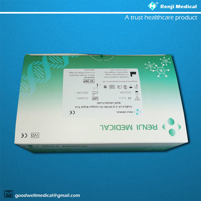 Renji Antigen Rapid Testing Kit, prueba coloidal de Covid del oro del immunochromatography
