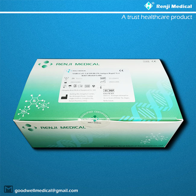 10-15 antígeno Kit Human Respiratory Specimens de prueba rápido de los minutos