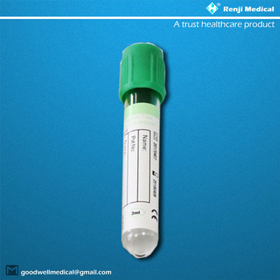 Tubo disponible 5ml 7ml de la colección de la sangre del vacío de la aprobación del SGS MSDS