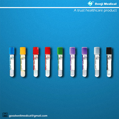 Tubo disponible 5ml 7ml de la colección de la sangre del vacío de la aprobación del SGS MSDS