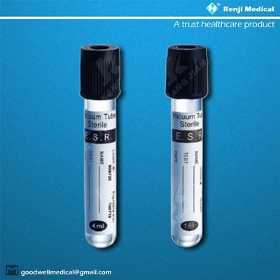 tubo disponible de la colección de la sangre del vacío 4ml/5ml, tubo de ensayo lejos infrarrojo del ESR