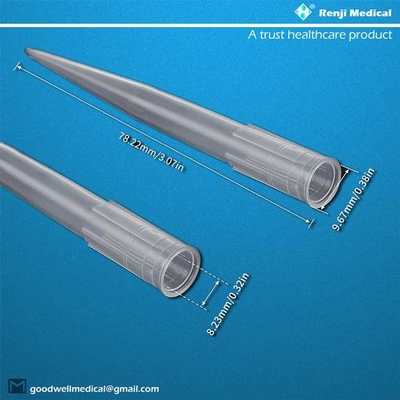 Certificación material del CE de Renji Sterile Pipette Tips Polypropylene