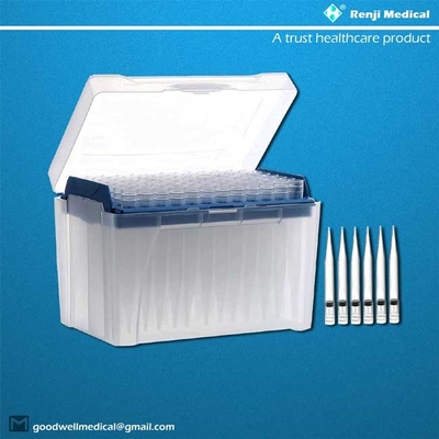 extremidades estéril de la pipeta 1mL, extremidades universales 1000ul de la micropipeta