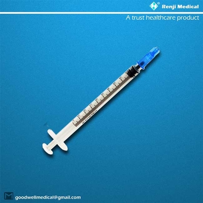Jeringuilla médica disponible estéril de la medicina de los materiales consumibles 1ml del gas del EO