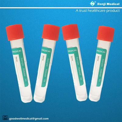 El tubo de la colección de espécimen del SARS COV-2, CE del equipo de la prueba de Vtm aprobó